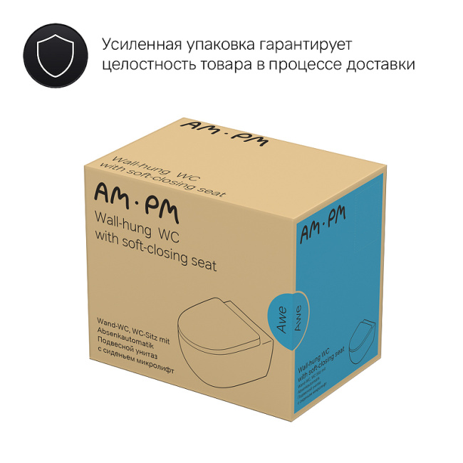 AM.PM Awe C111700WH подвесной без сиденья