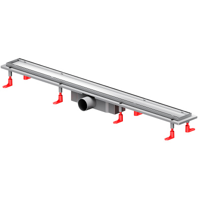 Am.Pm PrimeFlow 90 W02SC-U11-090-04SB с решеткой Хром матовый / под плитку Tile