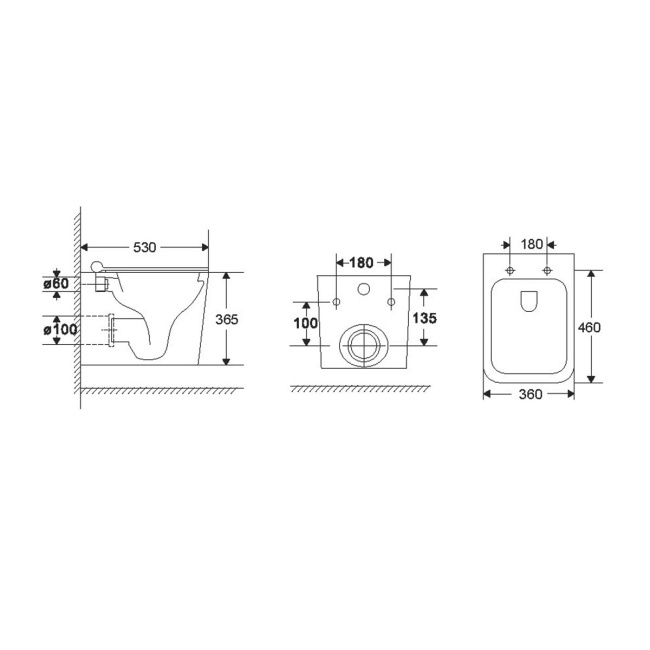 Vincea Tornado Q-Line VT1-12T, цвет белый, ультратонкое soft-close сиденье