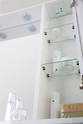 BelBagno Marino 80x75 MARINO-SPC-800/750-1A-BL-P-R правое с подсветкой