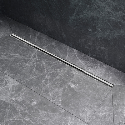 Am.Pm MasterFlow 80 W01SC-S11-080-05SB с решеткой Хром матовый Slim line