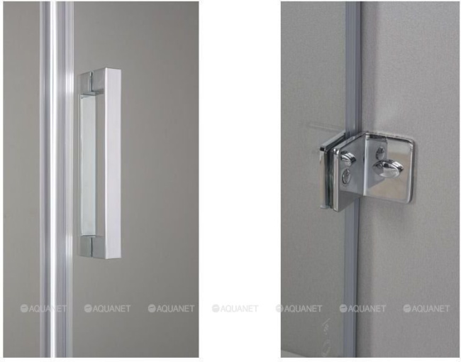 Aquanet NWD1231 Beta 800x1400x2000 Левая распашная дверь стекло прозрачное хром (185424) без поддона
