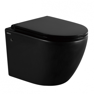 ABBER Bequem AC1103MB подвесной черный матовый, безободковый