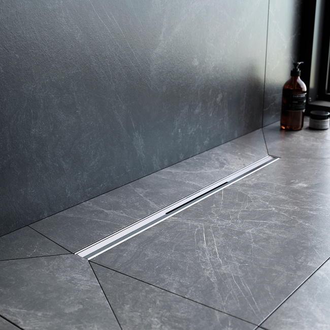 Am.Pm MasterFlow 60 W01SC-S11-060-05SB с решеткой Хром матовый Slim line