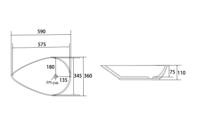 Abber Bequem AC2117MW белая матовая