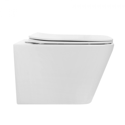 Унитаз Abber Rechteck AC1201T белый, безободковый, смыв торнадо