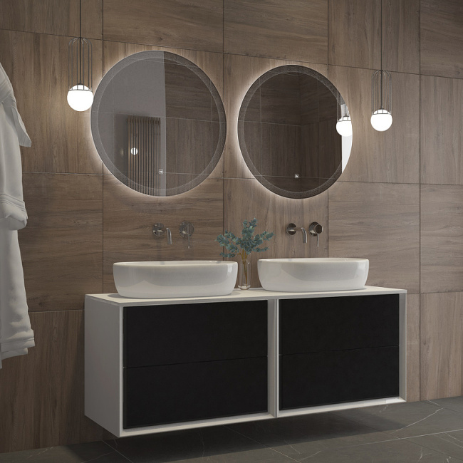 Cezares Eco 70 CZR-SPC-ECO-700-LED-TCH с подсветкой с лазерной гравировкой и сенсорным выключателем