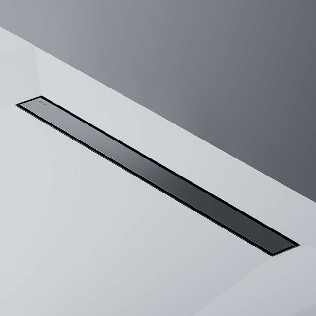 Am.Pm MasterFlow 80 W01SC-U11-080-04BM с Черной матовой решеткой / под плитку Tile