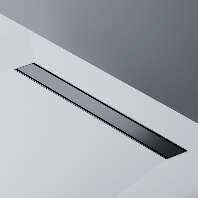 Am.Pm PrimeFlow 70 W02SC-U11-070-04BM с Черной матовой решеткой / под плитку Tile