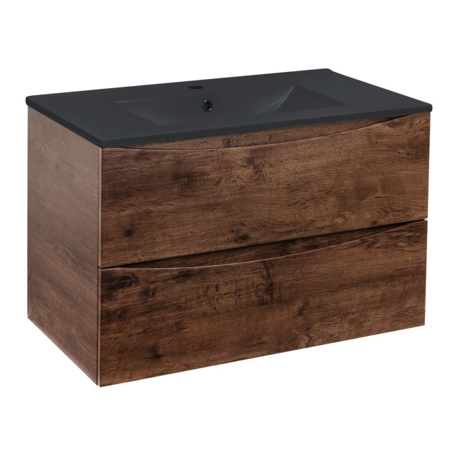 Vincea Mia 750 подвесная, 2 выкатных ящика soft close, R.Wood