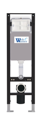 Унитаз с инсталляцией WeltWasser AMBERG 350 + SALZBACH 043 MT-BL + AMBERG RD-MT CR