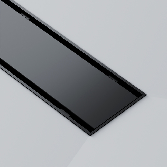 Am.Pm PrimeFlow 60 W02SC-U11-060-04BM с Черной матовой решеткой / под плитку Tile
