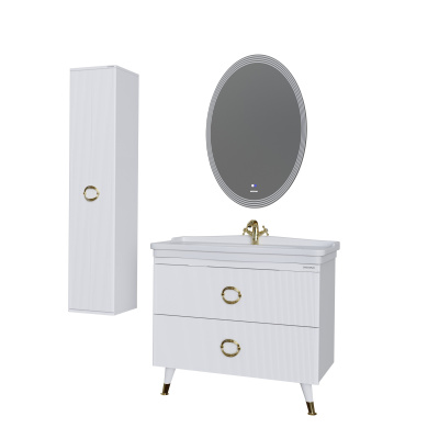 Grossman АТРИО-35 см универсальный, белый глянец (303509)