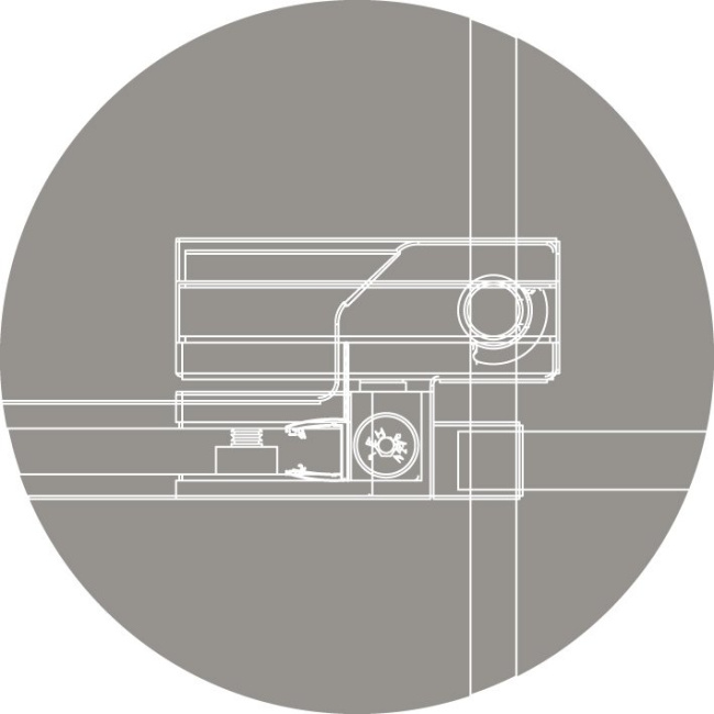 CEZARES SLIDER-A-2-100/110-GRIGIO-Cr без поддона