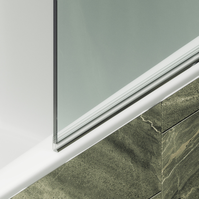 MaybahGlass поворотная на монопетле, 6 мм, Стекло Бесцветное, 40x140 (MGV-596-6) универсальная