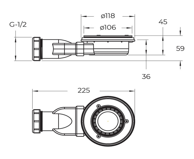 BelBagno UNO TRAY-MR-UNO-AH-120/80-35-W-CR