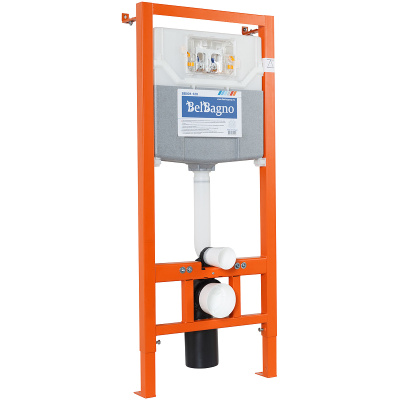 BelBagno BB001-120/BB014-SR-BIANCO с Белой клавишей смыва