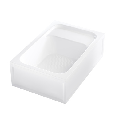 RGW BC/L /Прямоуг Ø90  (с сиденьем )/80*120*28 h 42 (сифон приобретается отдельно)