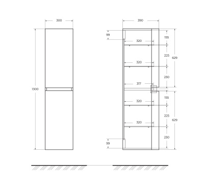 CEZARES VAGUE 54837 светлое дерево
