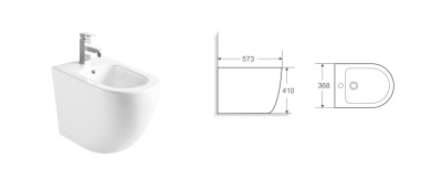 WeltWasser MERZBACH 003 GL-WT белый глянец