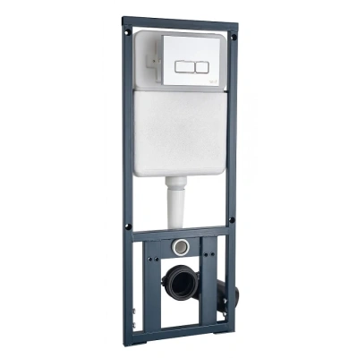 Комплект Weltwasser 10000011307 подвесной унитаз Merzbach 043 GL-WT + инсталляция Marberg 410 + кнопка MAR 410 SE CR